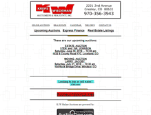 Tablet Screenshot of k-wauctions.com